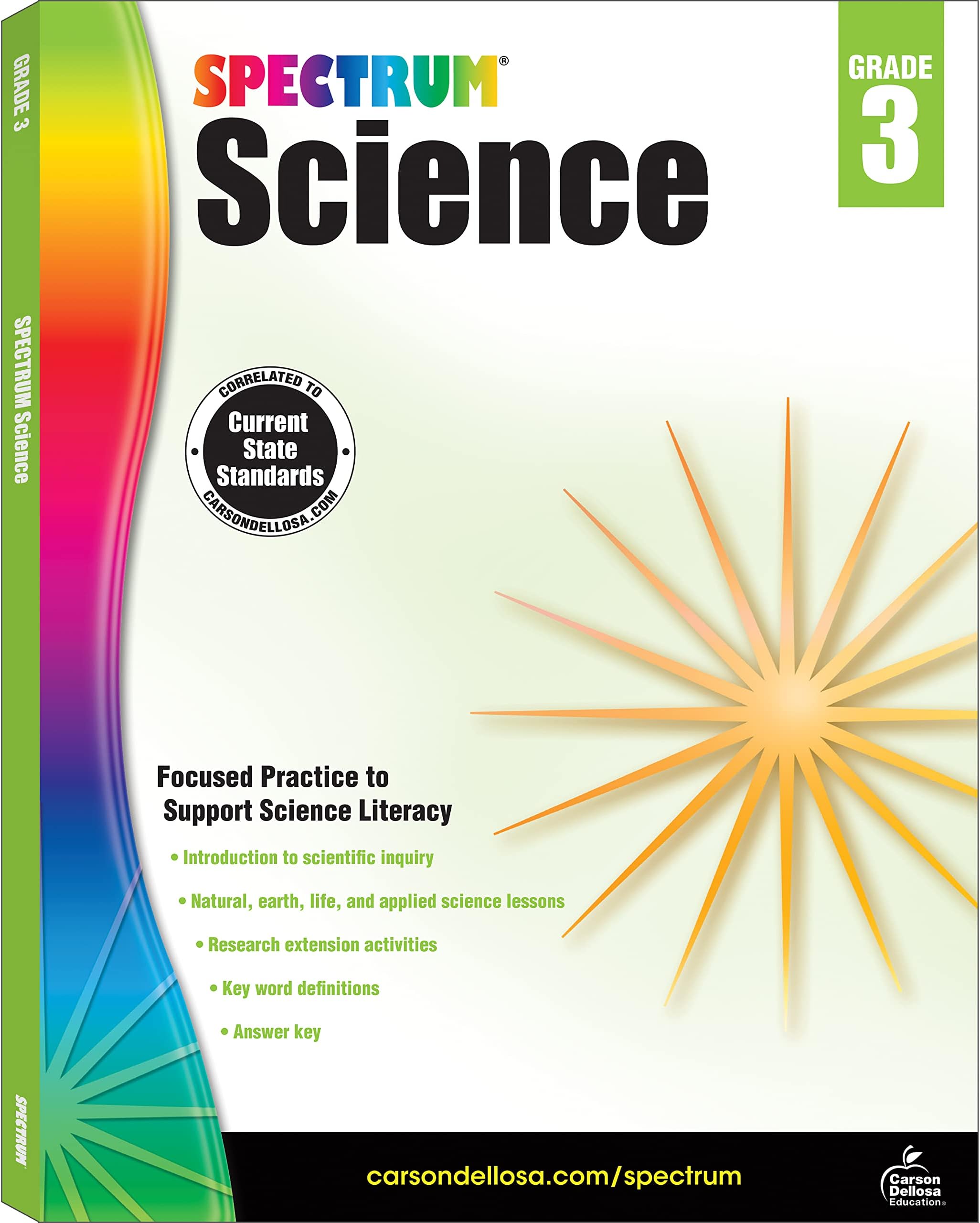 Spectrum Science Workbook Grade 3 Paperback