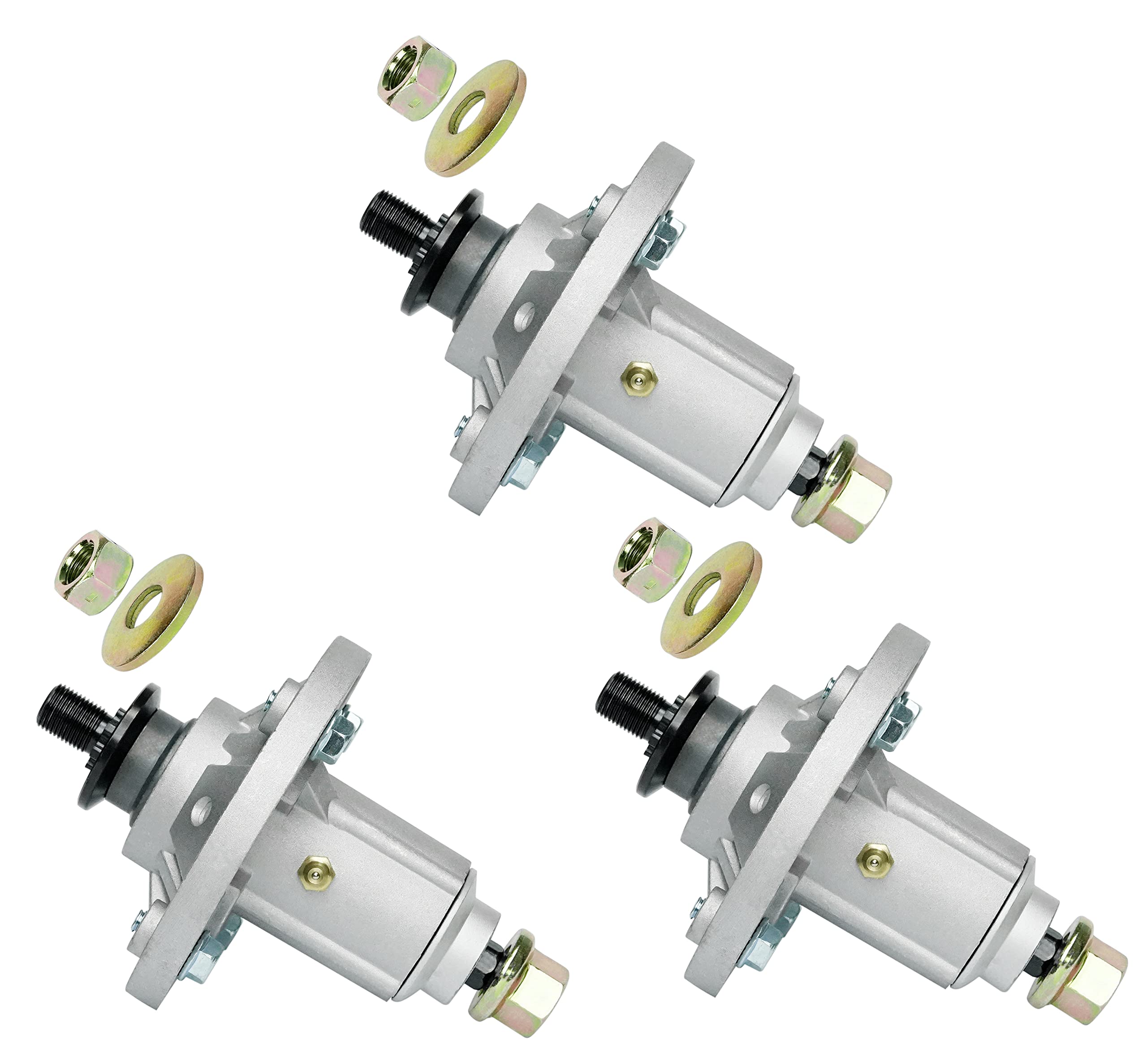 3 pack Outdoor Power Riding Mower Spindle Assembly FITS John Deere LA145 LA150 LA155 LA165 285-851 82-359 GX22186 Replaces John Deere GY20454 GY20867 GY20962 GY 21098 Oregon 82-359 Stens 285-851