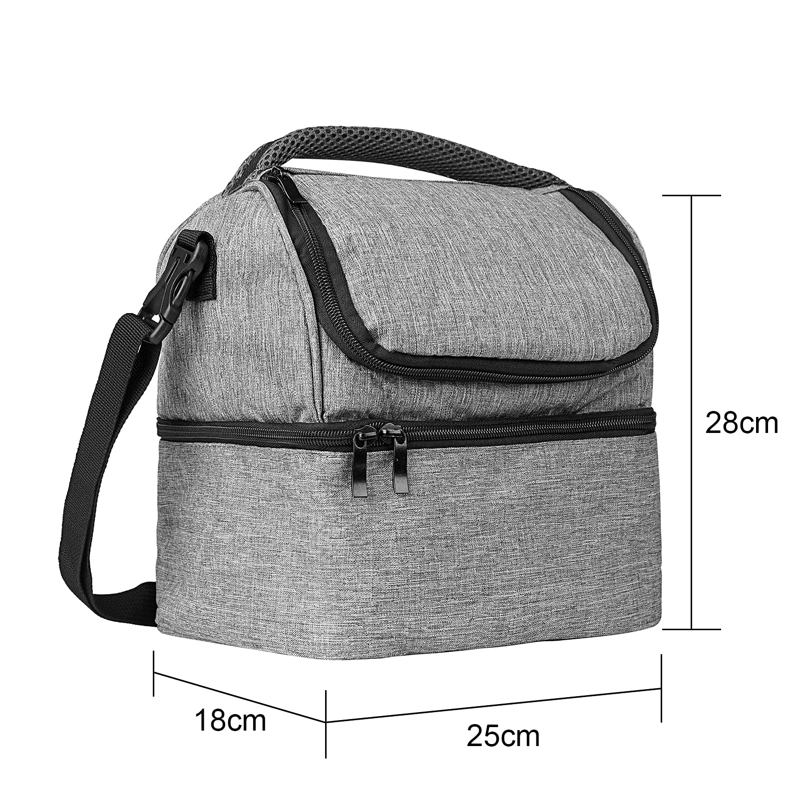 Sac Isotherme Repas Femme 12L En Velours Côtelé - Imperméable, Pour Travail, école, Pique-nique