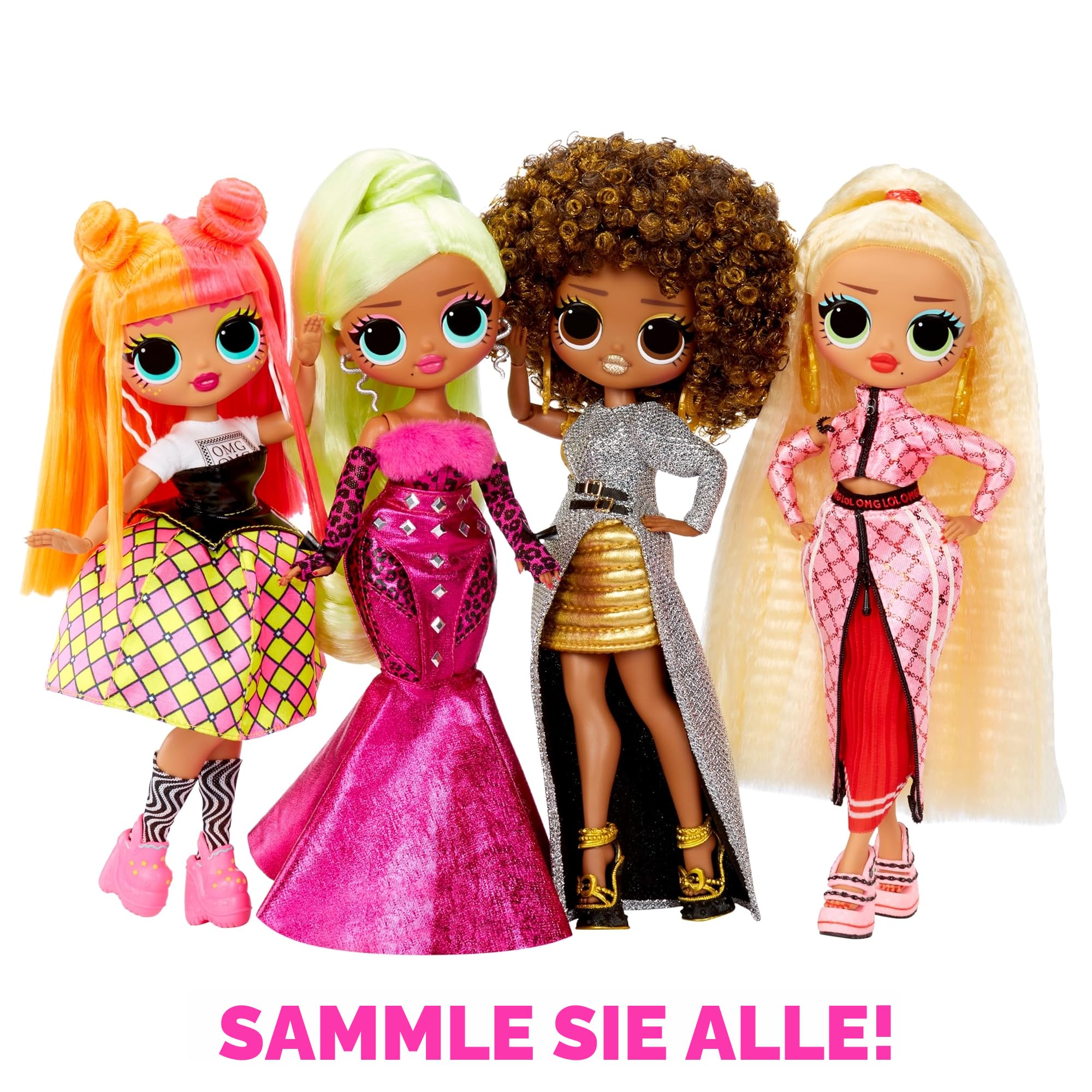 L.O.L. Surprise! OMG Modepuppe - Lady Diva - Mit Zahlreichen Überraschungen, wie Wandelbare Mode und Fabelhafte Accessoires - Ideal für Kinder ab 4 Jahren