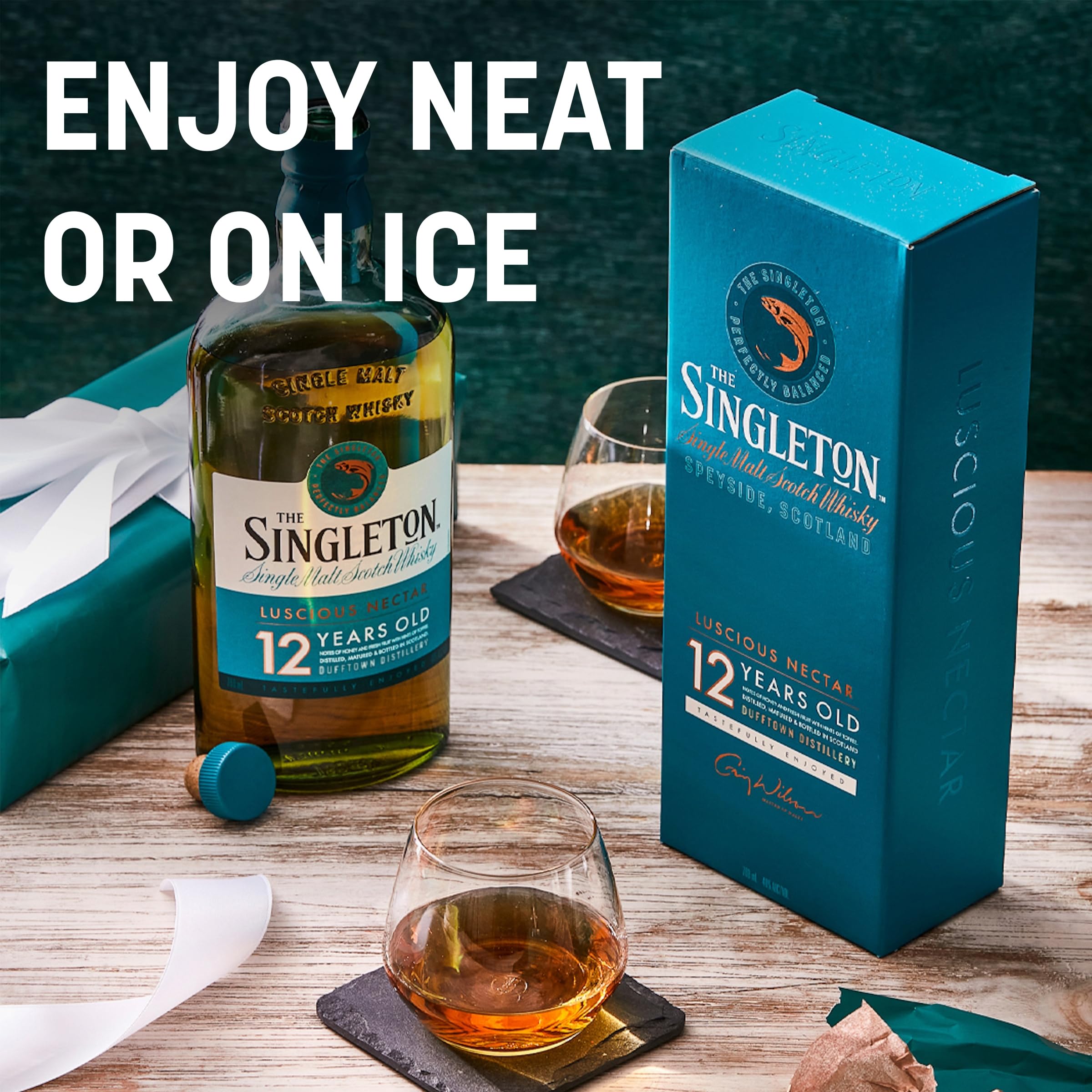 The Singleton 12 Jahre | Single Malt Scotch Whisky | aromatischer| Geschenkempfehlung | handgefertigt aus der schottischen Speyside | 40% vol | 700ml Einzelflasche |