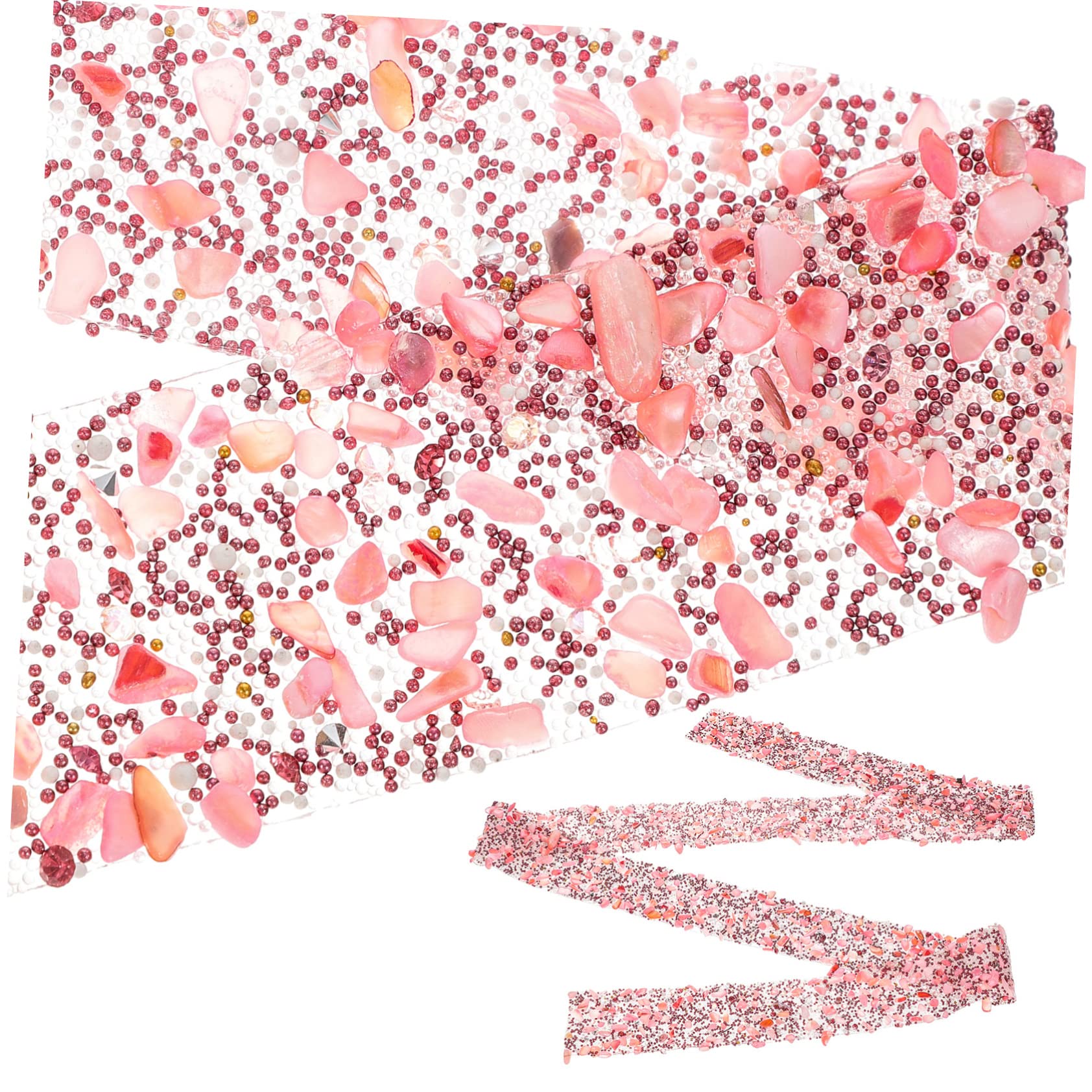 ARTIBETTER 1Roll Wide Crystal Rhinestone Decorative Trim Multi Functional DIY Clothes Accessory Replaceable Costume Ribbon for Handmade Crafts for Clothing Shoes and Accessories