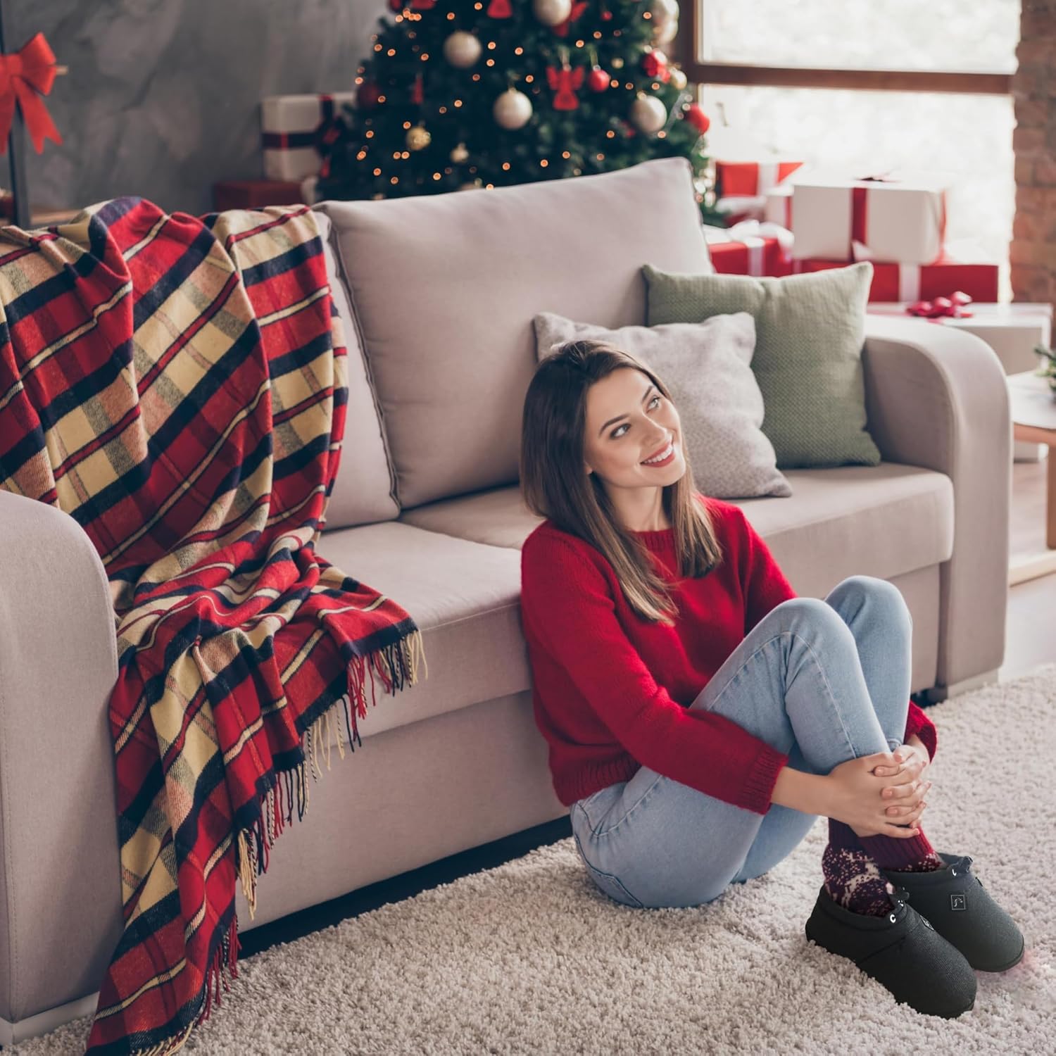 Heated Slippers for Men and Women – Rechargeable Foot Wear with 3 Temperature Settings Keep Feet Warm up to 11 Hours with 2000mAh 7.4 Volt Battery - Image 5