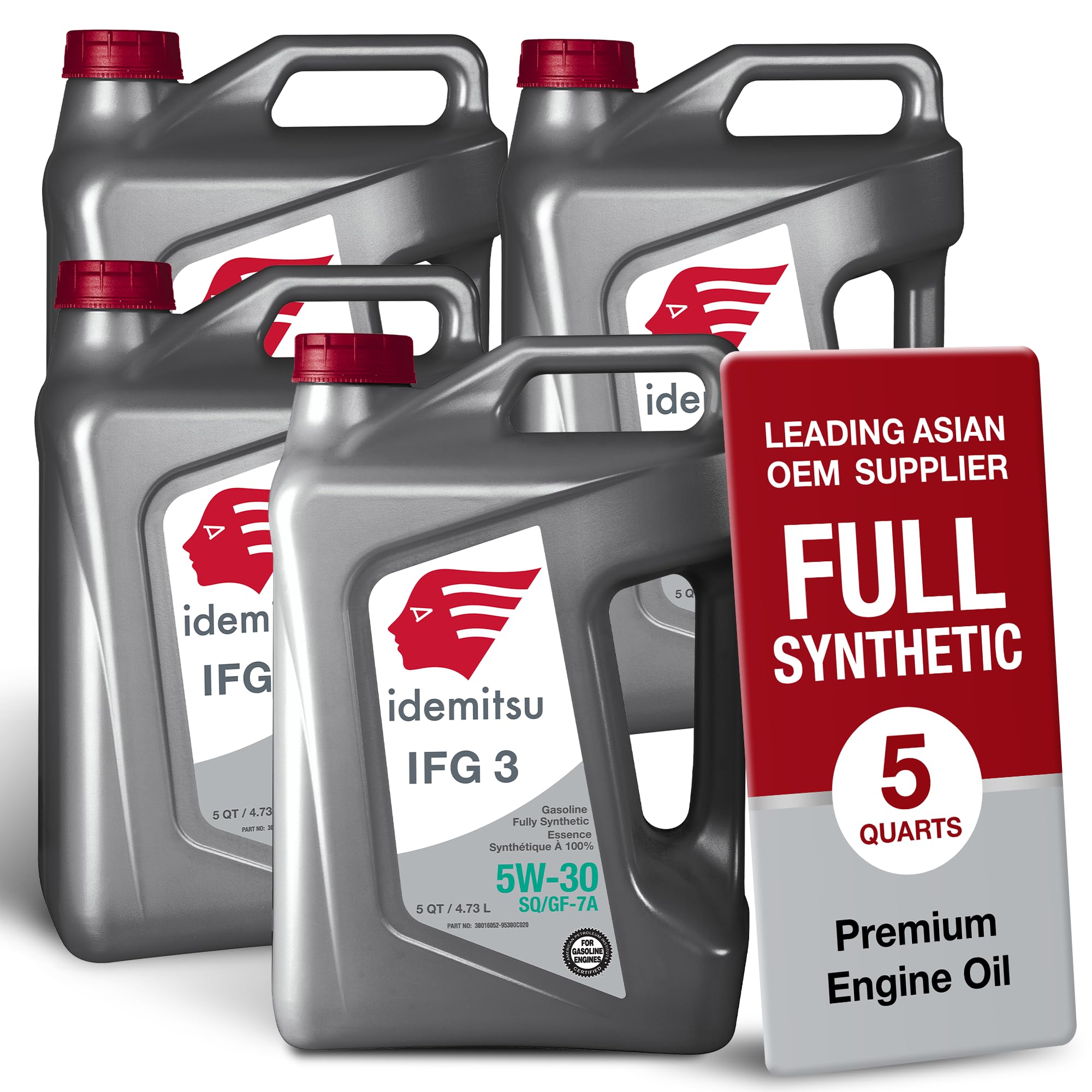 Amazon.com: Idemitsu IFG3 5W-30 SP/GF-7A Motor Oil – 5 Quart, Case