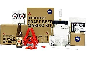 Home Beer Brewing Kit for Beginners- 1 Gallon Starter Kit with Recipe IPA