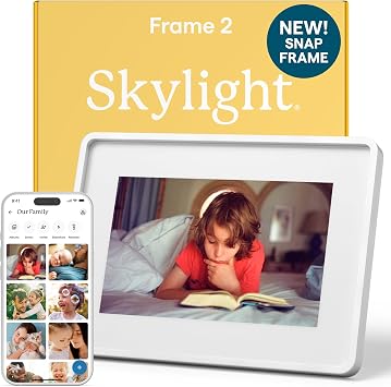 Skylight Digital Picture Frame 2 10 Full HD Touchscreen, Silver