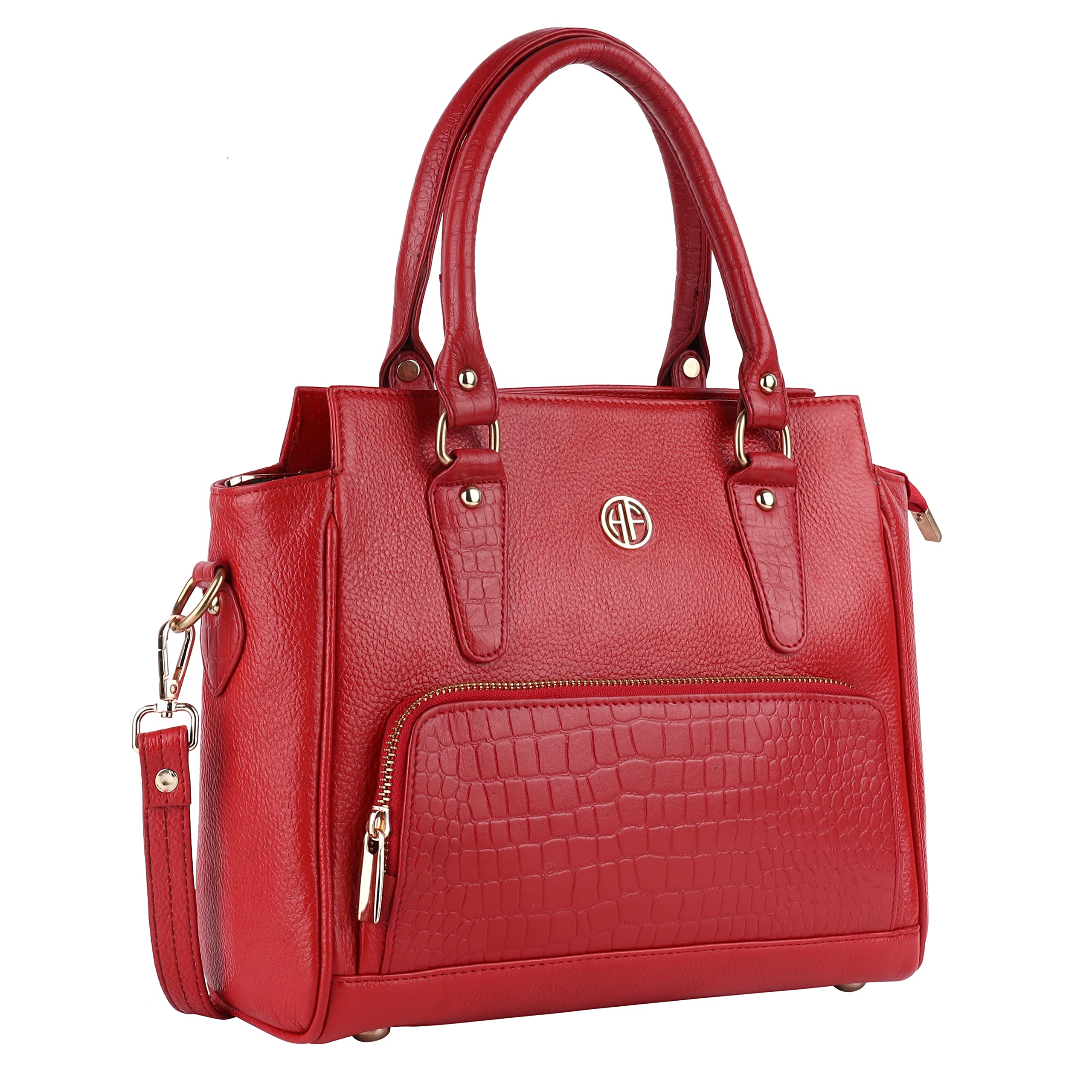 HAMMONDS FLYCATCHER Handbags for Women - Genuine Leather Stylish Sling Bag - 2 Main Compartments, Detachable & Adjustable Shoulder Strap - Ladies Purse, and Ladies Hand bag for Women - Red (B09LMP5K1G) Amazon Price History, Amazon Price Tracker