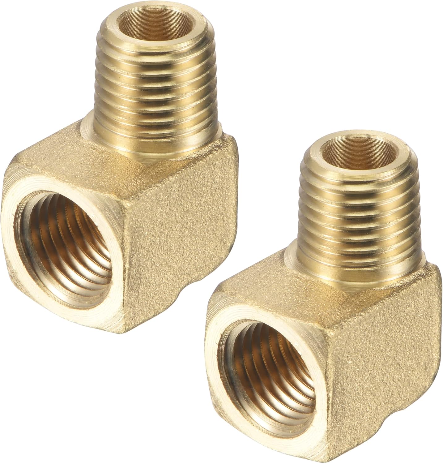 M METERXITY 2 Pack Brass Male to Female Pipe Fittings