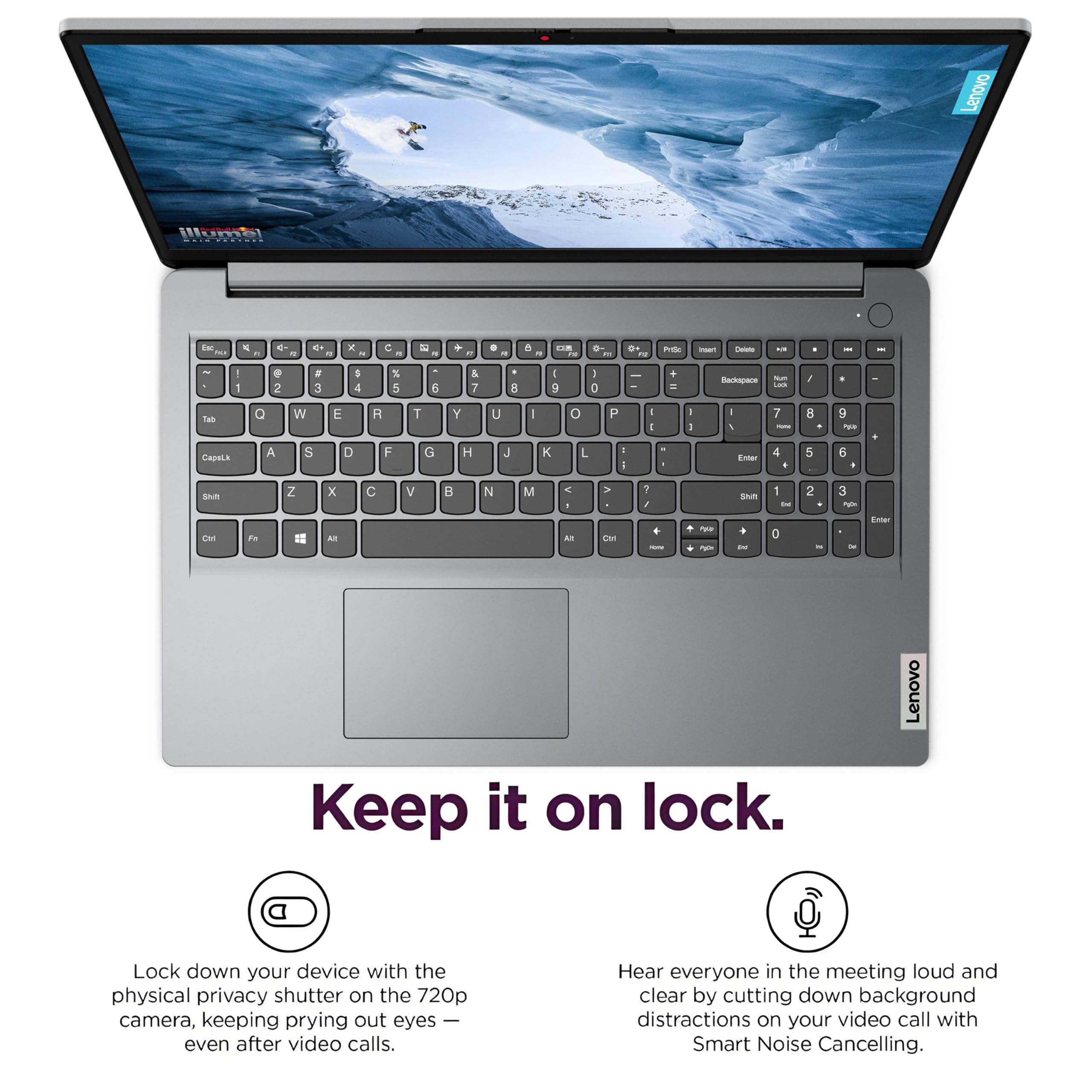 Lenovo Laptop for Business and Student with Lifetime Office 365, IdeaPad 15.6" FHD, 32GB DDR4 RAM, 1TB PCIe SSD, Intel Dual-Core, WiFi 6, Bluetooth 5.2, USB-C, WiFi 6, Windows 11, Gray