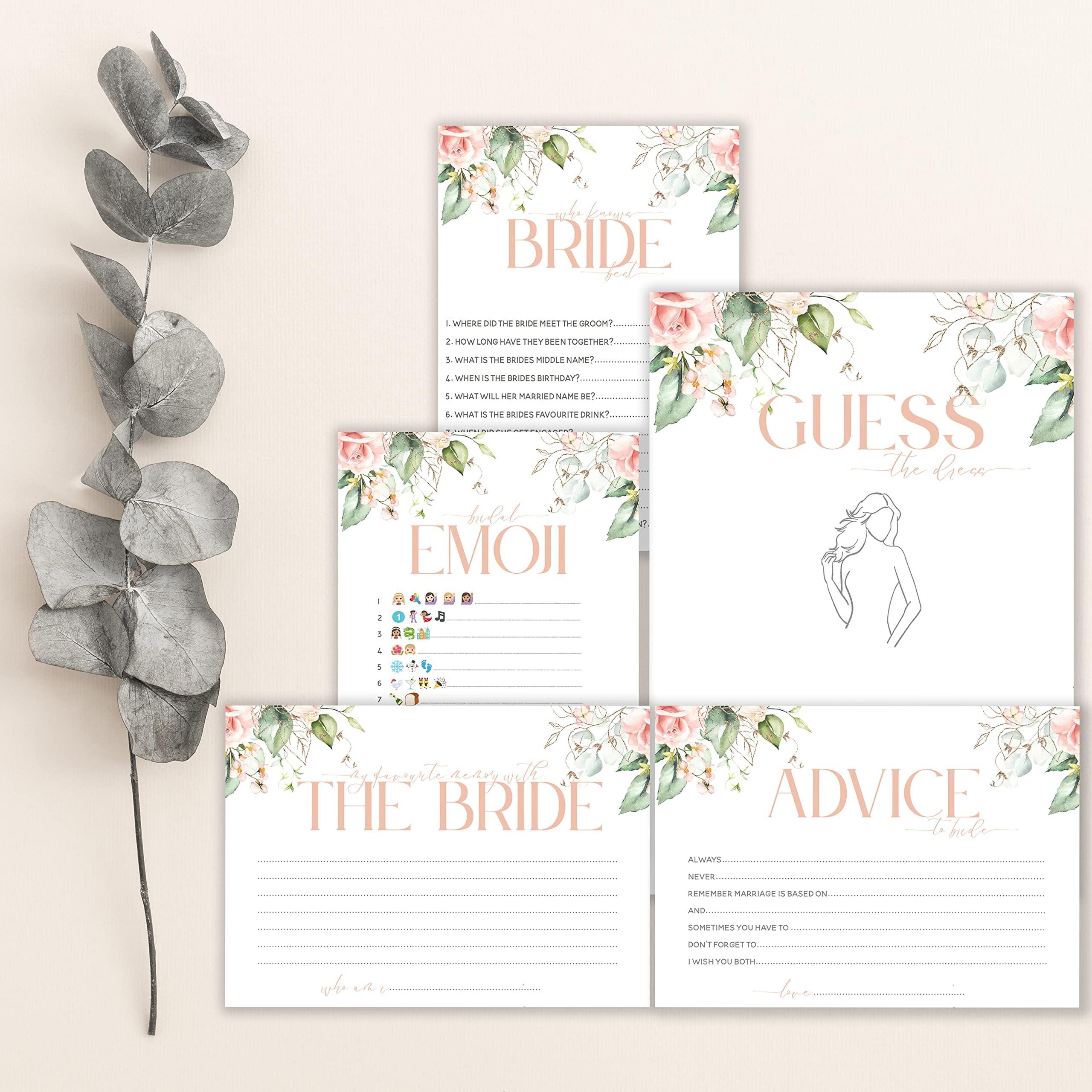 The Little Party CompanyThe Little Party Company Hen Games Pimlico Rose Floral Design 5 in 1 Hen Accessories (HPG-ROSE-PIM5IN1)
