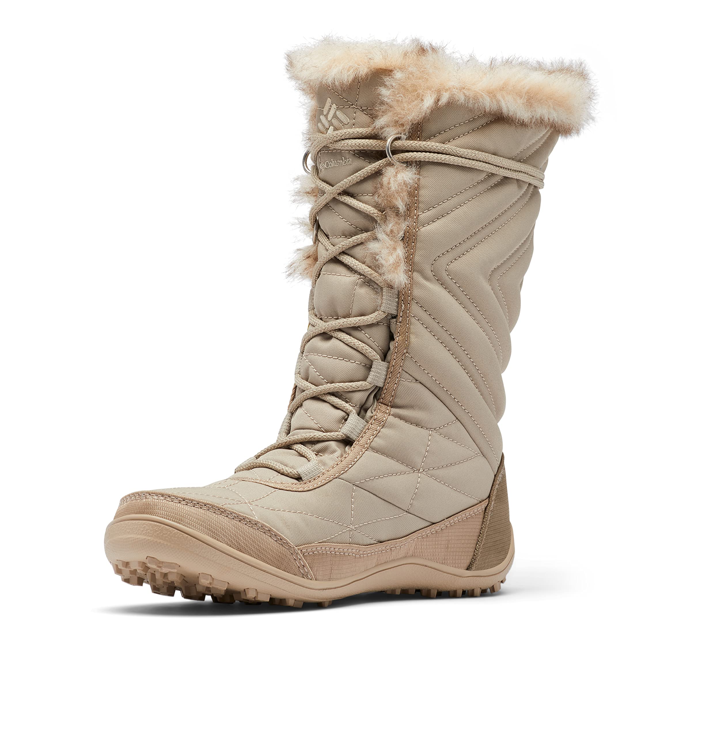 Columbia MINX MID III, Botas de Nieve Mujer, Oxford Tan, Ancient Fossil, 36 EU