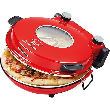Forno Pizza SPICE CALIENTE 1200W - Con Pietra Refrattaria 32cm, Garanzia 2 Anni - Foto 12