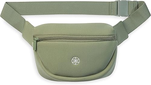 Gaiam Riñonera Altitude - Bolsa de almacenamiento para mujeres y hombres - Cinturón ajustable con bolsa ligera para almacenar artículos esenciales