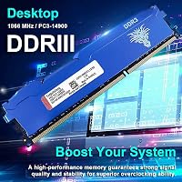 Yongxinsheng DDR3 32GB (4x8GB) 1866MHz PC3-14900 Asztali RAM Memória Kék 3