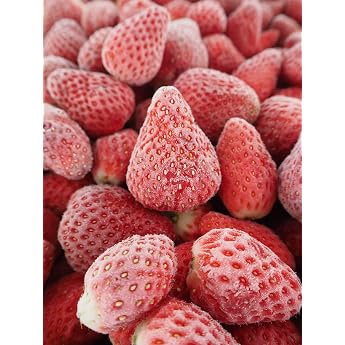 Santa Farm Frozen Strawberries 1kg Domestic Fully Ripe Quick Frozen Vacuum Package Assorted from 4 Varieties