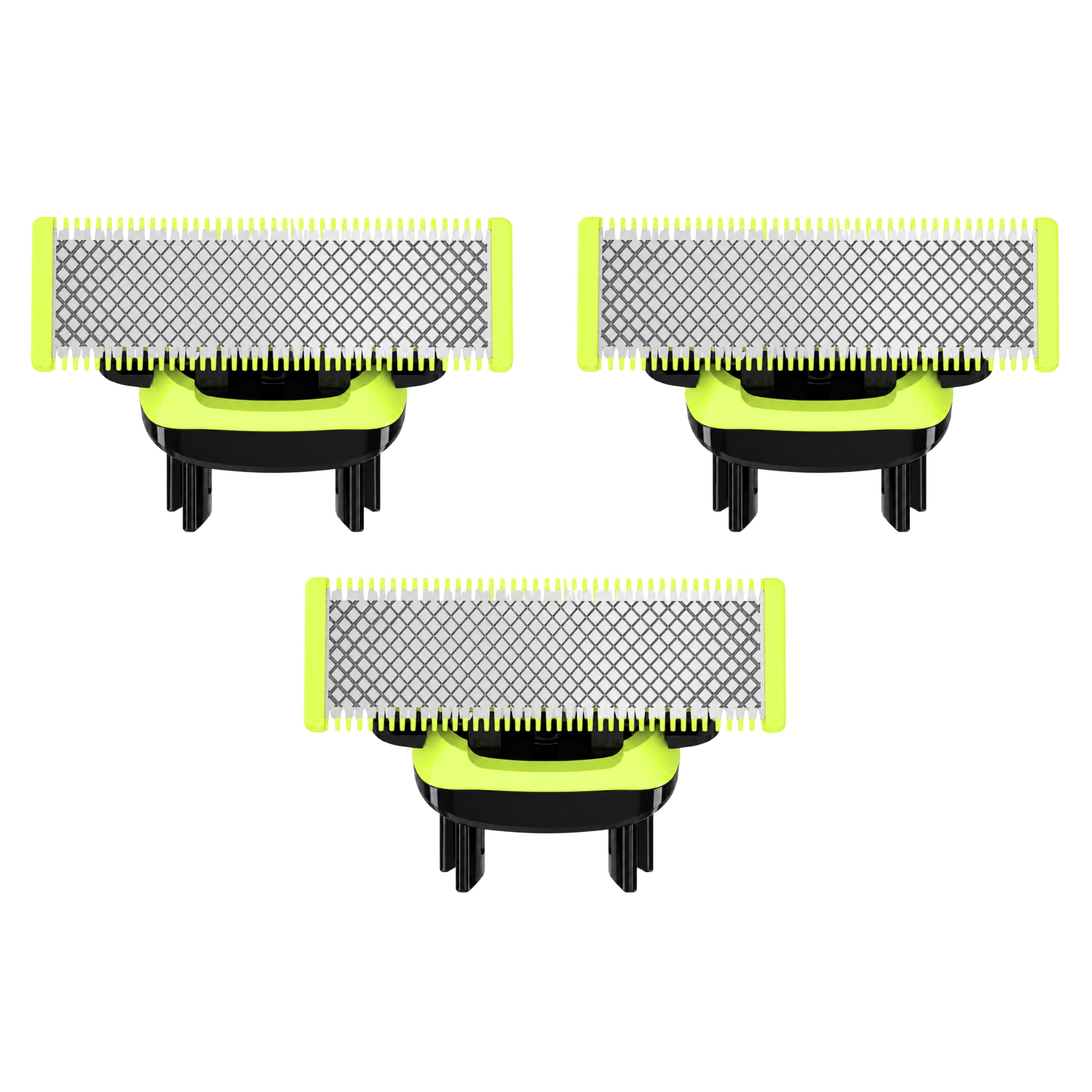Lame de rasoir électrique - Lot de 3 lames - Compatible avec tous les modèles O Blade- Rasage et entretien de la barbe - 4 mois d'utilisation