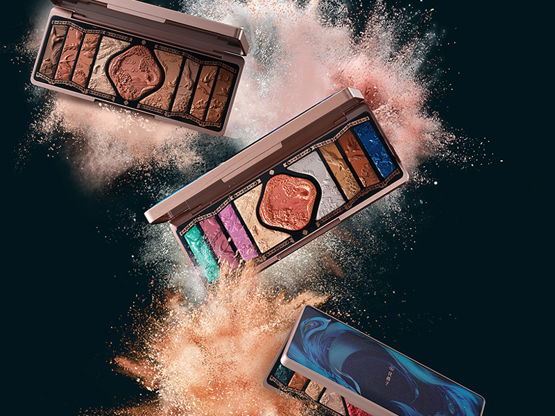 Amazon.com : FLORASIS Floral Engraving Phoenix Makeup Palette