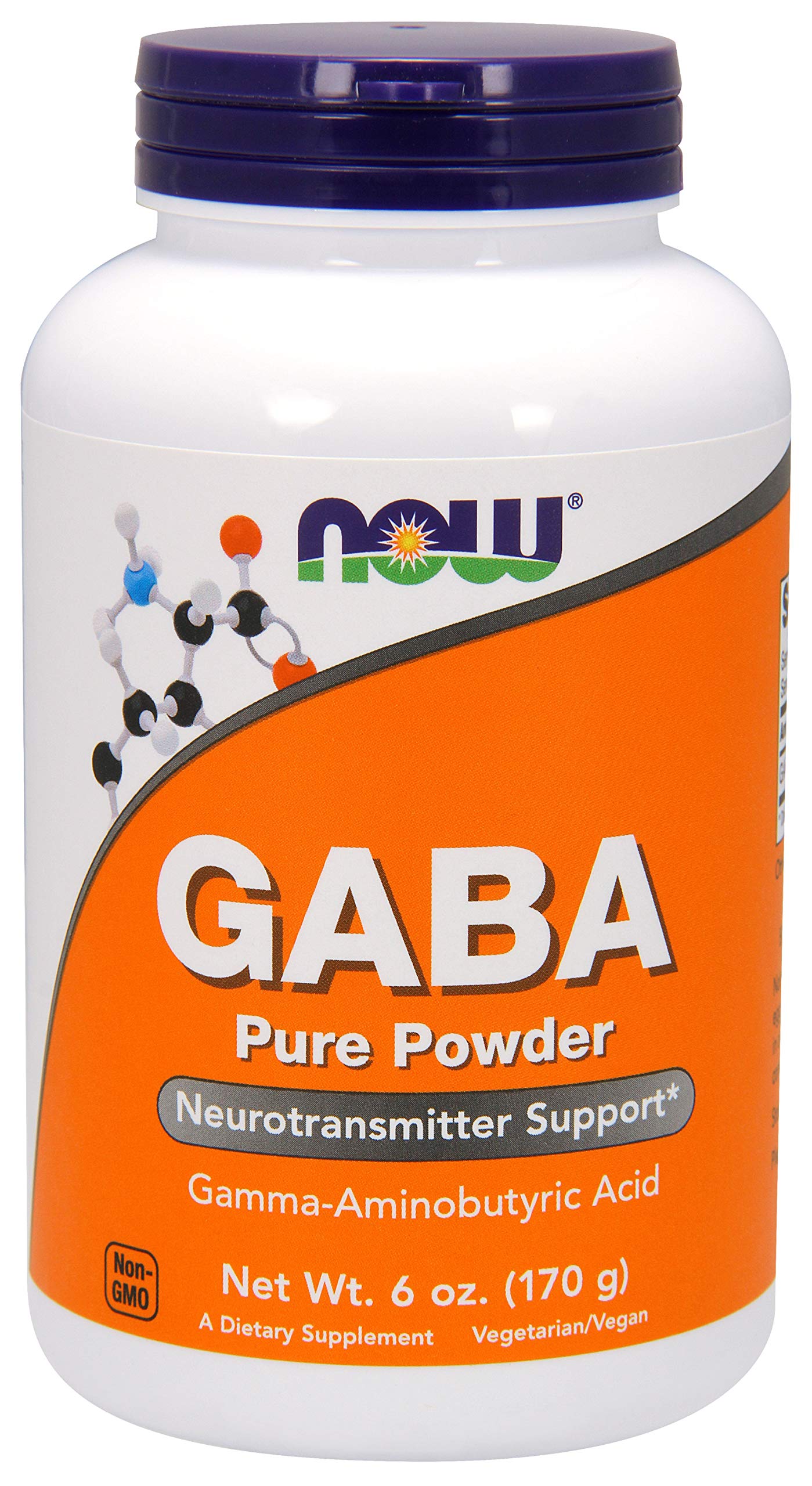 Now Foods Gaba Powder (170g) Sin sabor