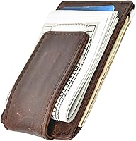 Vista 27 de broche para dinero, cartera con bolsillo frontal, cartera minimalista, para hombre