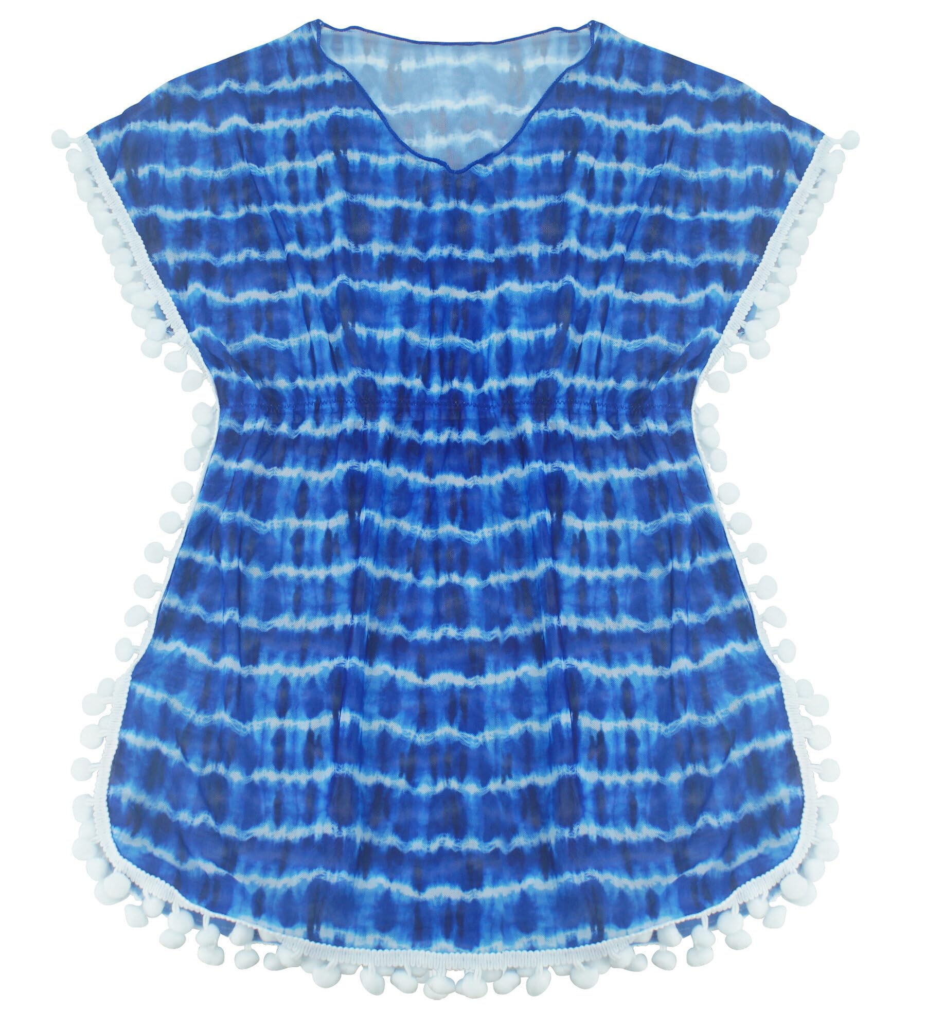 Adigau Traje de baño para niña, para pareo, para playa, vestido de playa, 8-14 años