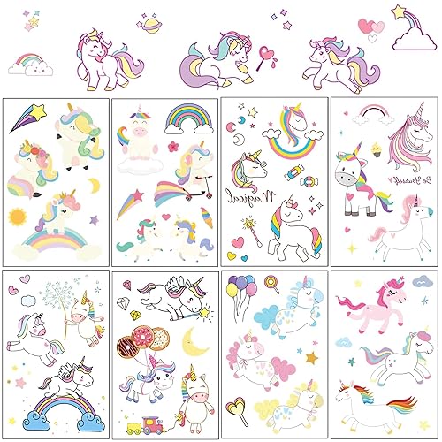 Miniatura 9 de Tatuajes temporales para niños, decoraciones de Halloween brillantes, suministros de recuerdos de fiesta de cumpleaños, tatuajes falsos de