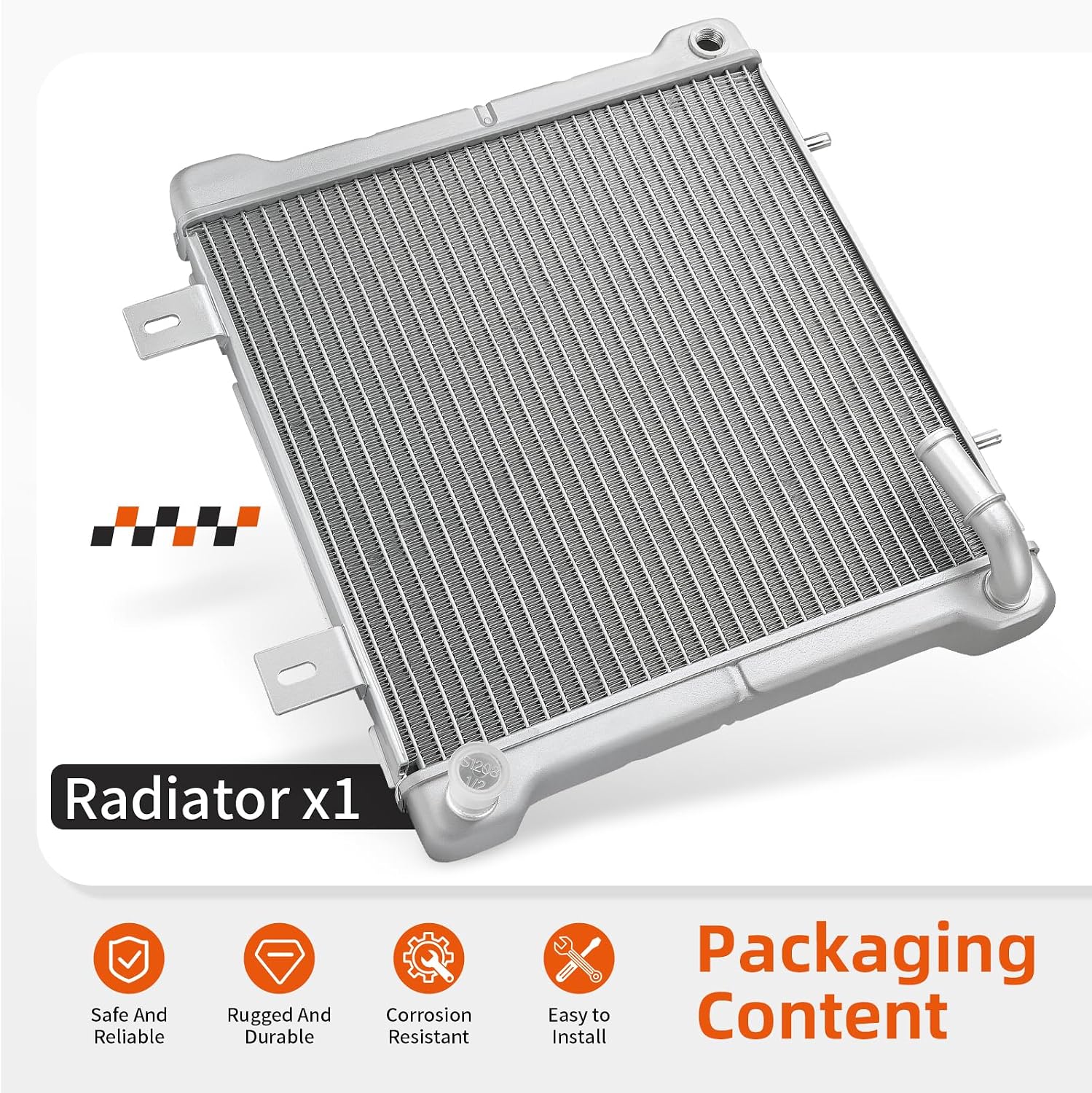 Radiator For Polaris Sportsman 400 500 Magnum Worker ATP 500 Diesel 455 Xpedition 425 2000-2003 1240045
