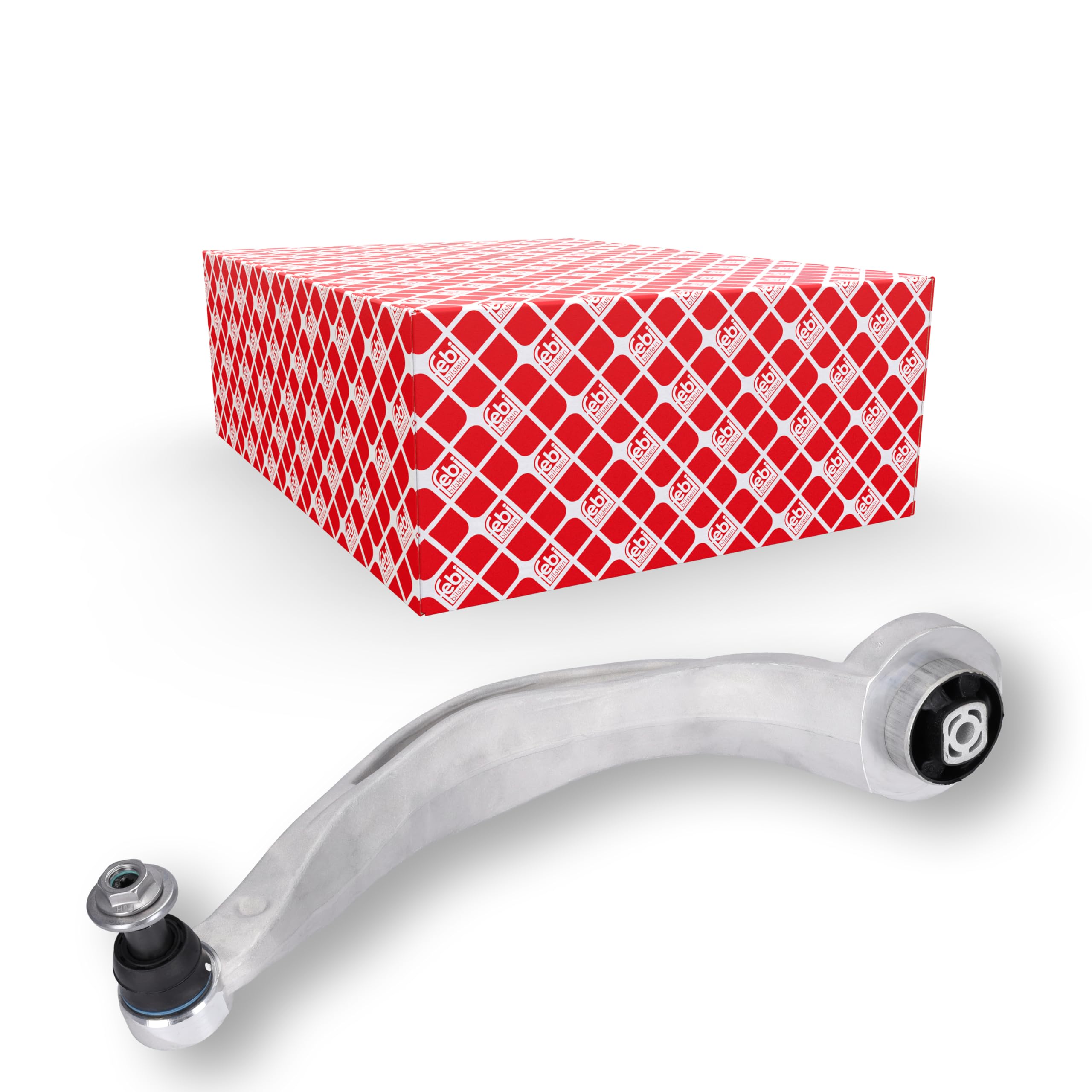 febi bilstein 43742 Bras de suspension avec palier, articulation et écrou de blocage, 1 pièce