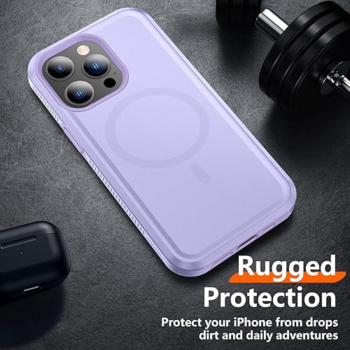 Miniatura 6 de Red2Fire - Funda magnética fuerte para iPhone 12 Pro Max de 6.7 pulgadas, compatible con MagSafe, protección contra caídas de grado militar,