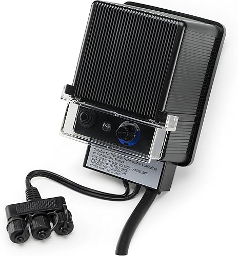 Aquascape Transformador de luz con sensor de fotocélula 1002 para características de estanque, paisaje y jardín, 12 voltios