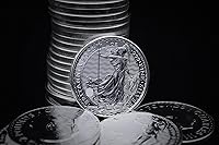 Vista 5 de 1997 - Present (Random Year) Lot of (5) 1 oz Silver Britannia Coins Brilliant Uncirculated with a Certificate of Authenticity £2 GBP Seller BU