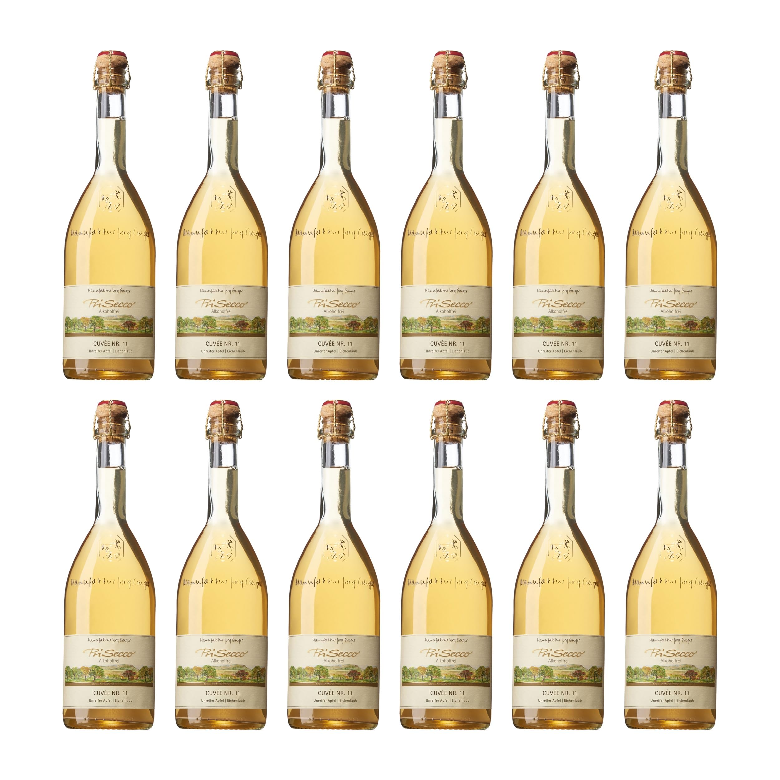 Manufaktur Jörg Geiger PriSecco Cuvée Nr. 11 Weisswein Weiss lieblich Deutschland inkl. FeinWert E-Book (12 x 0.75 l)