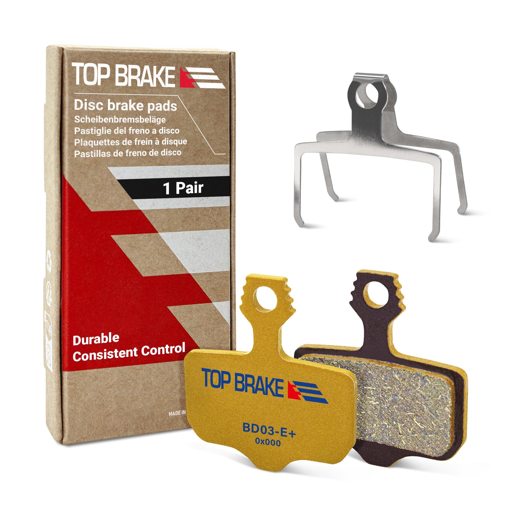 Top Brake Disc Bike Brake Pads for Sram Level T,TL, Level Ultimate B1, Avid Elixir 1 3 5 7 9 R ER CR Mag Sram XX,X0,XXWC DB1,3,5 | MTB/eMTB/Gravel/