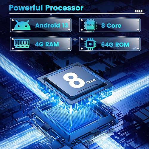 Miniatura 3 de Hikity Estéreo Android para automóvil de 10.1 pulgadas, pantalla táctil, radio de coche, receptor de audio de coche de doble DIN con navegación