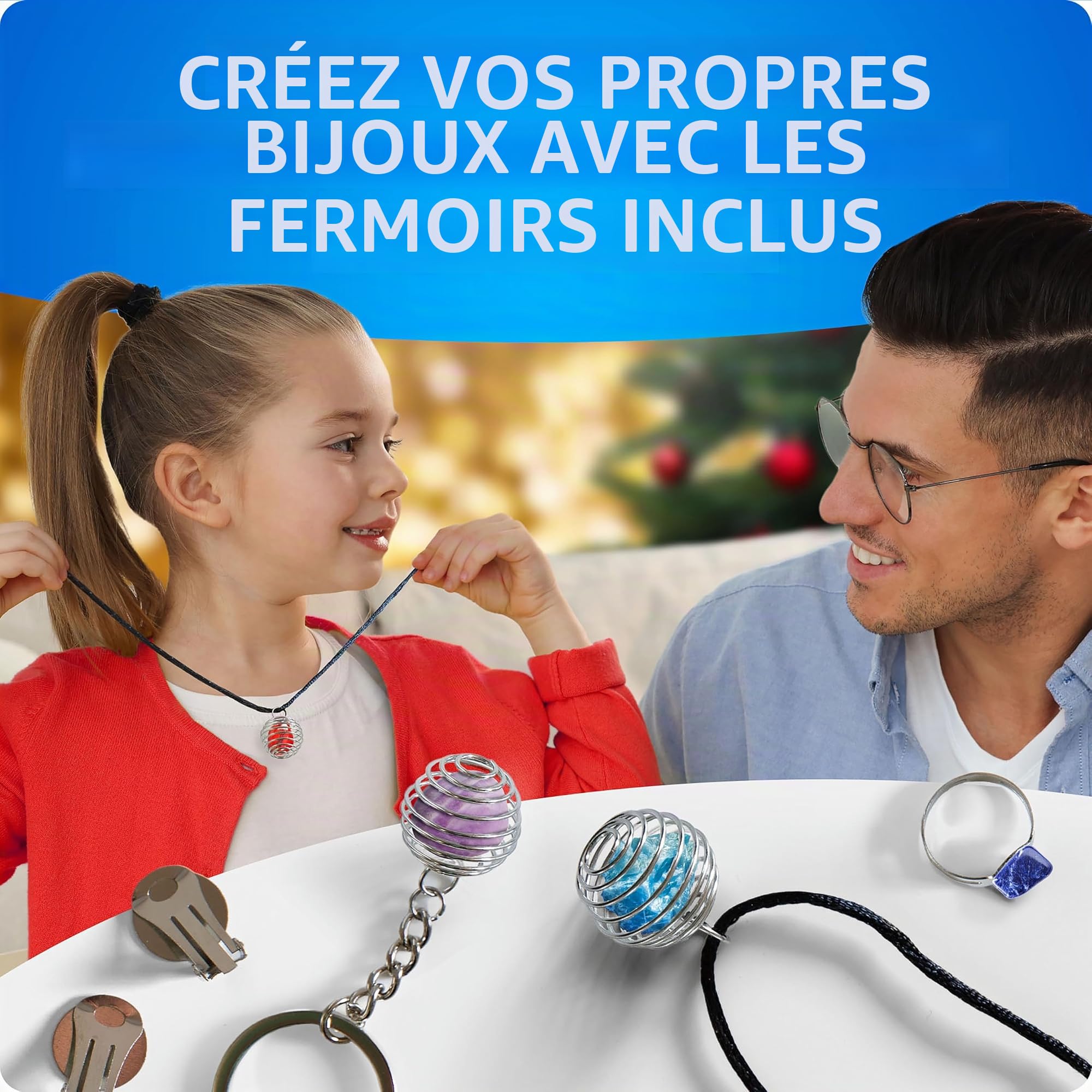 National Geographic Calendrier de l'Avent 2025 avec pierres précieuses – Calendrier de Noël pour enfants avec 24 pierres précieuses, collection complète de pierres, mini kit de creusement de pierres
