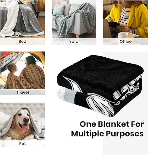 Miniatura 77 de ANTKING Manta de Los Ángeles personalizada con cualquier nombre y cualquier número, regalos para hombres, mujeres y bebés Los Ángeles