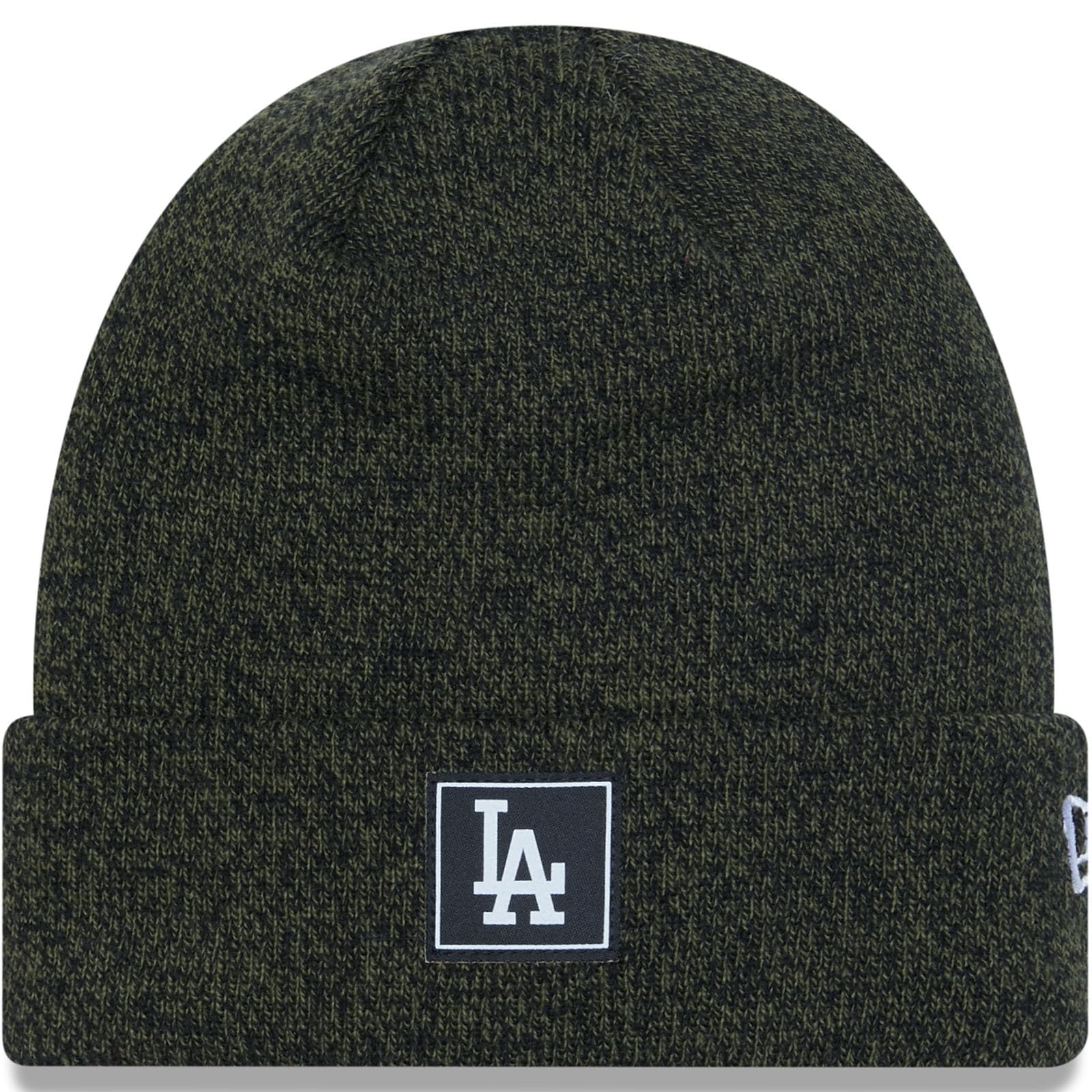 New Era New Olive Knit Kids Winter Beanie - Los Angeles Dodgers - Youth Olive