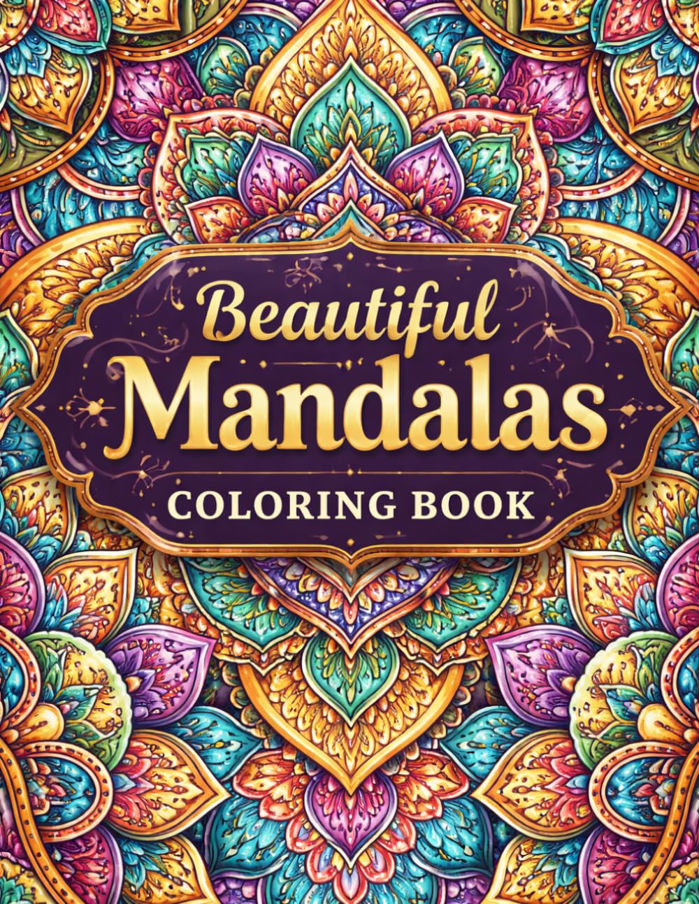 Radiant Mandalas: A Colorful Journey of Calm & Creativity: Intricate, Relaxing & Stress-Relieving Designs for Adults and Teens to Unwind, Focus, and Express Creativity (Cute Coloring (Fun))