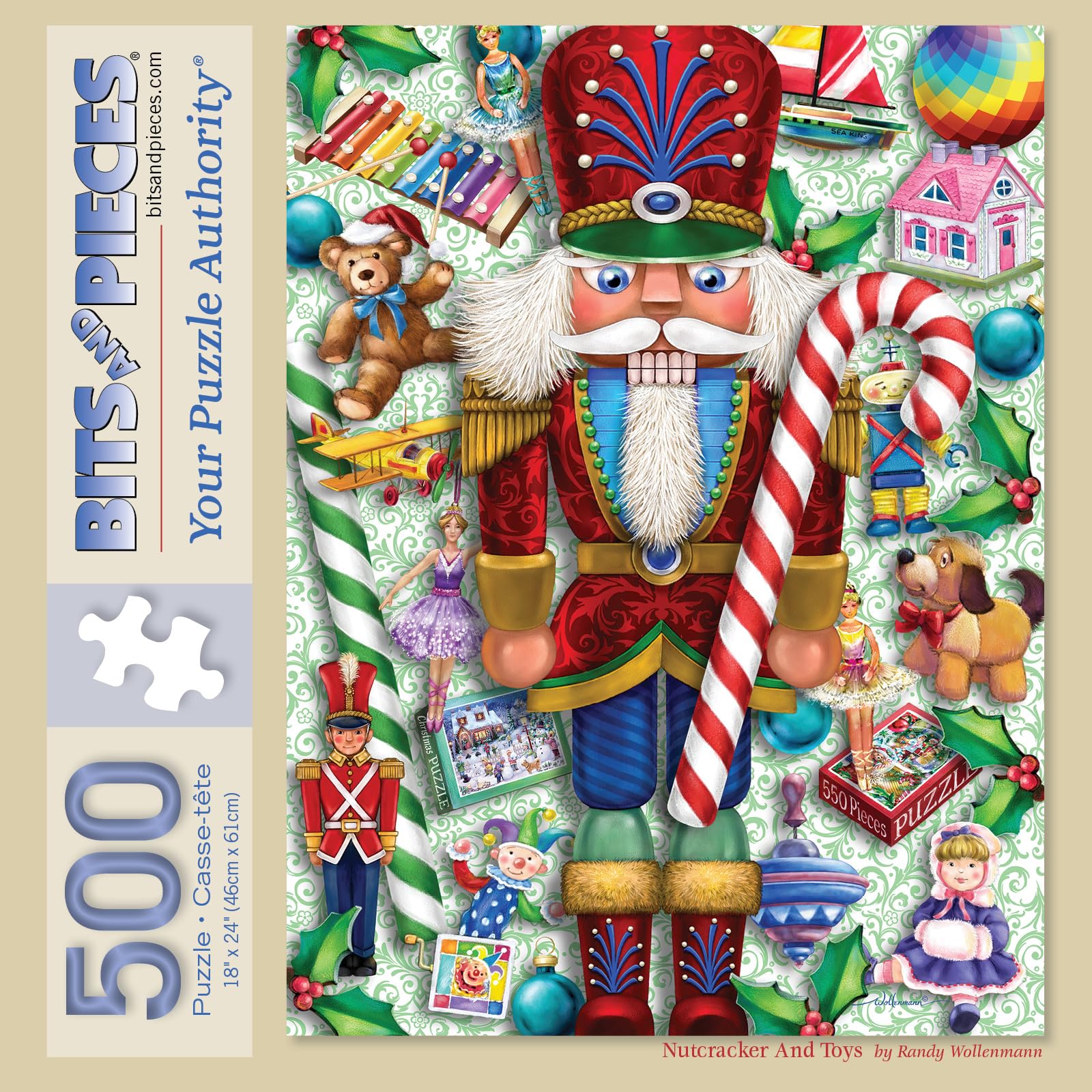 Amazon.com: Bits and Pieces – Large 500 Piece Jigsaw Puzzle for