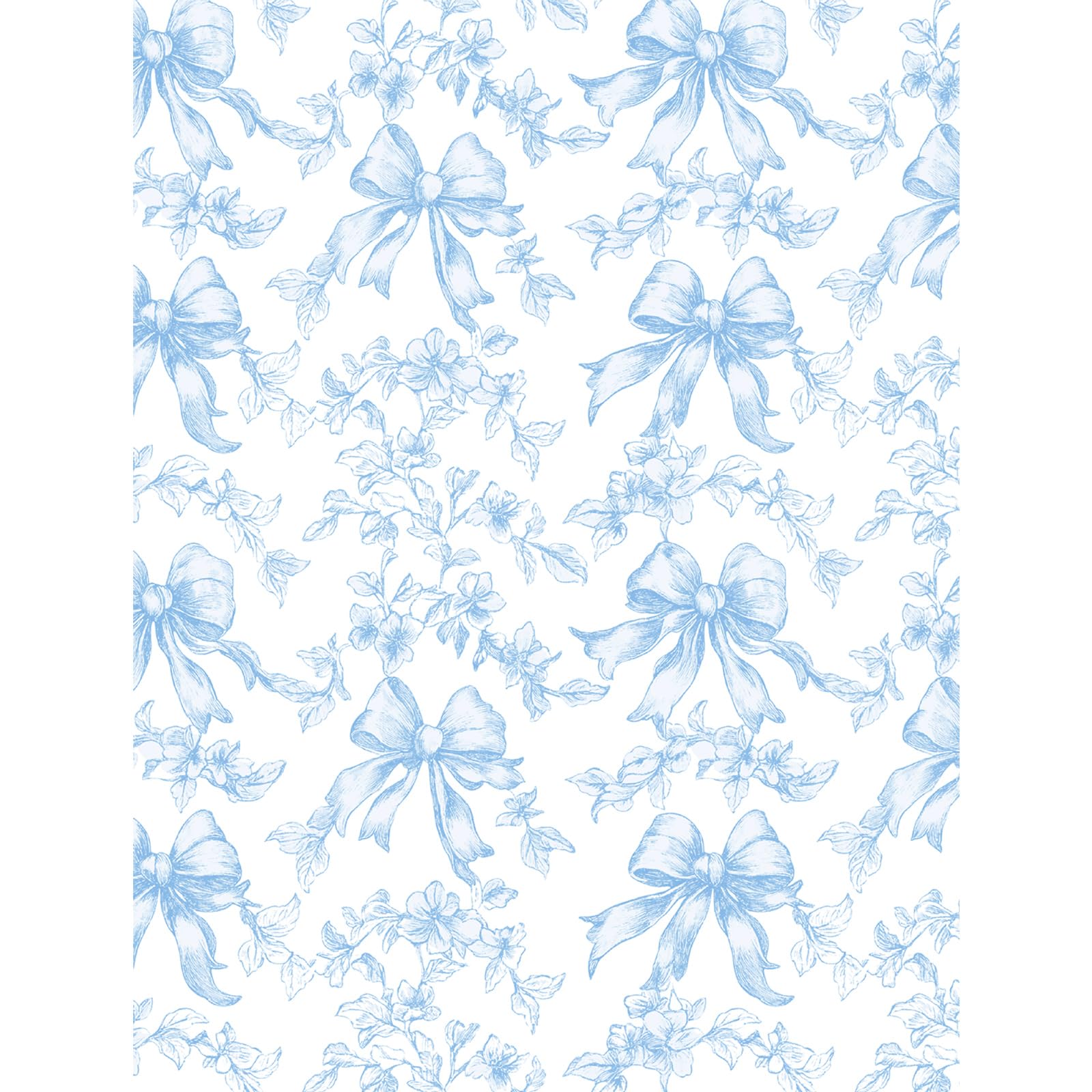 Papel tapiz autoadhesivo de flores chinoiserie azul y blanco para pared y mesa