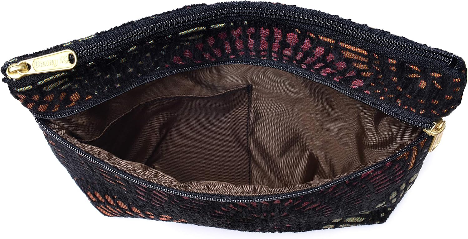 Danny K. Women's Tapestry Zipper Purse Crossbody Handbag, Adjustable Cord, Handmade in USA - Image 4