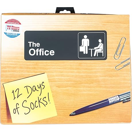 The Office: 12 Days of Socks Advent Calendar for Men