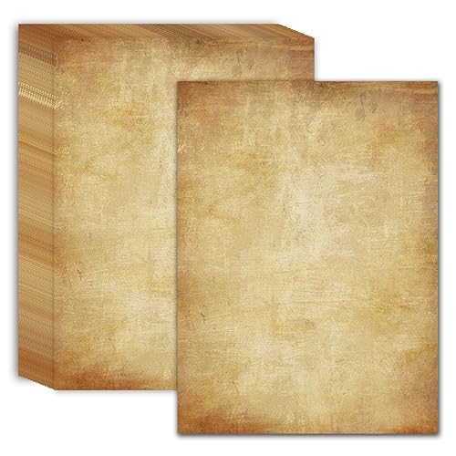 Vintage Stationery Paper 60 Sheets, 8.5" x 11" Letter Size,