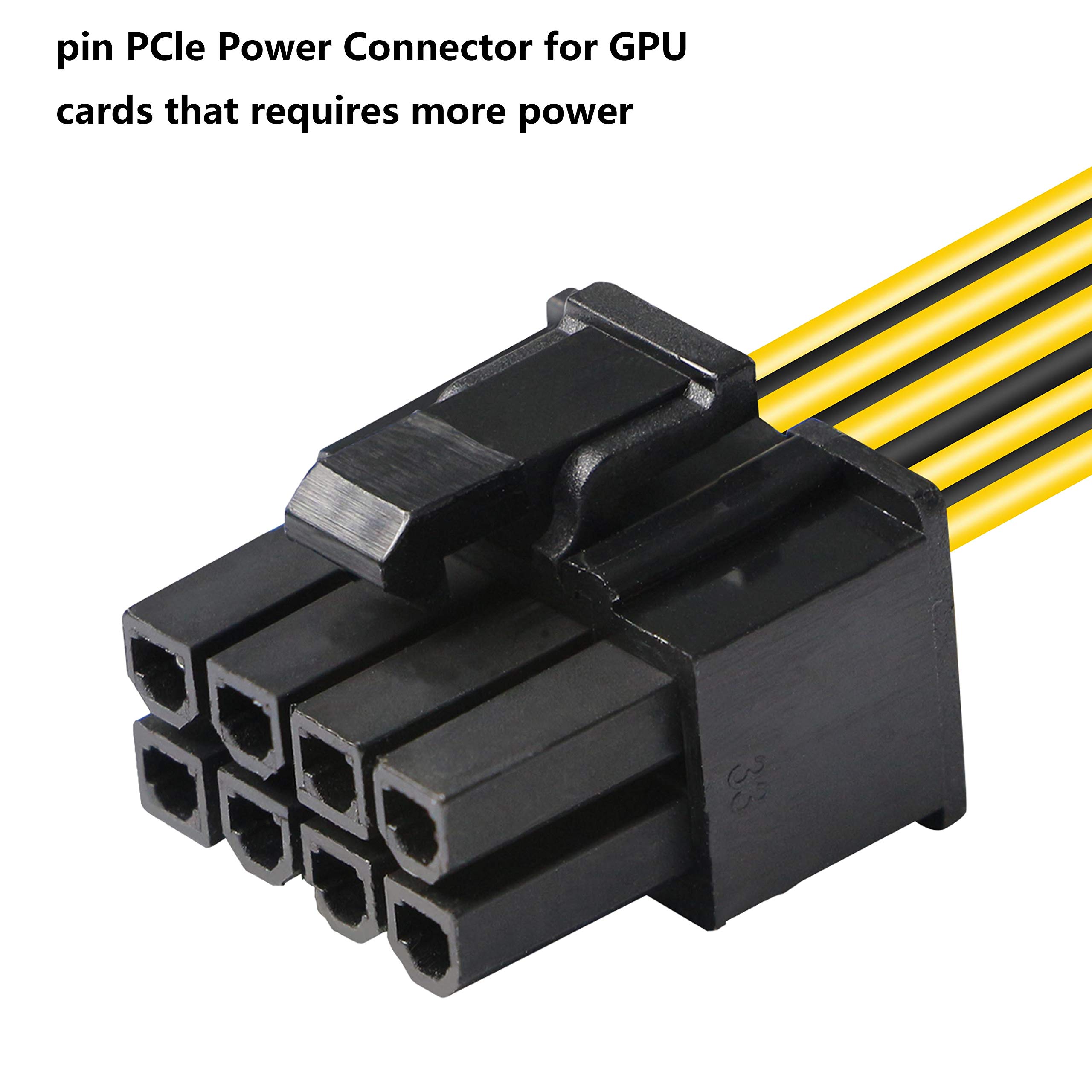 Cable Matters 2x 8-polige CPU Verlängerung 25cm - EPS/ATX