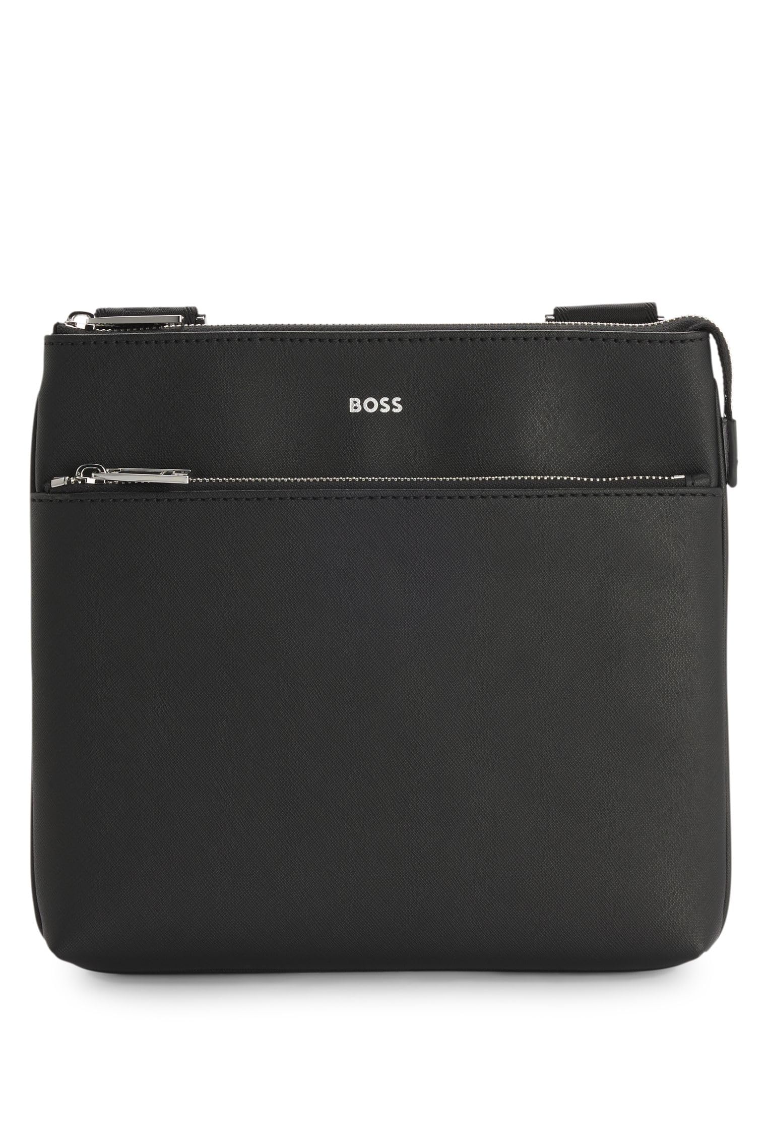 BOSS Men's Zair_s Z Env Large Envelope_with_Zip, Black 1, 25 cm x 2.5 cm x 24 cm