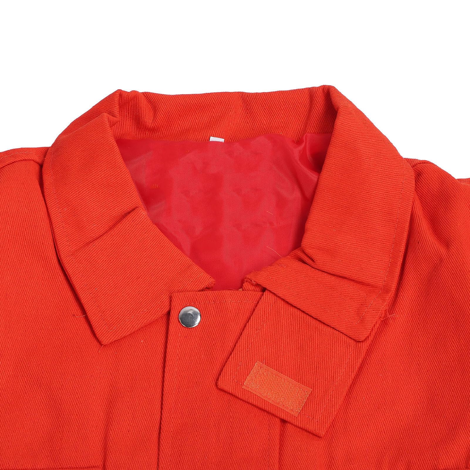 Fafeicy Traje de Seguridad Resistente Al Fuego Tipo 97, Ropa de Algodón Resistente Al Fuego y Al Calor con Tira Reflectante, Fuerte Dureza y Protección Química para la Industria, (XL)