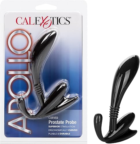 Miniatura 7 de CalExotics Apollo - Sondas curvadas para próstata, color azul