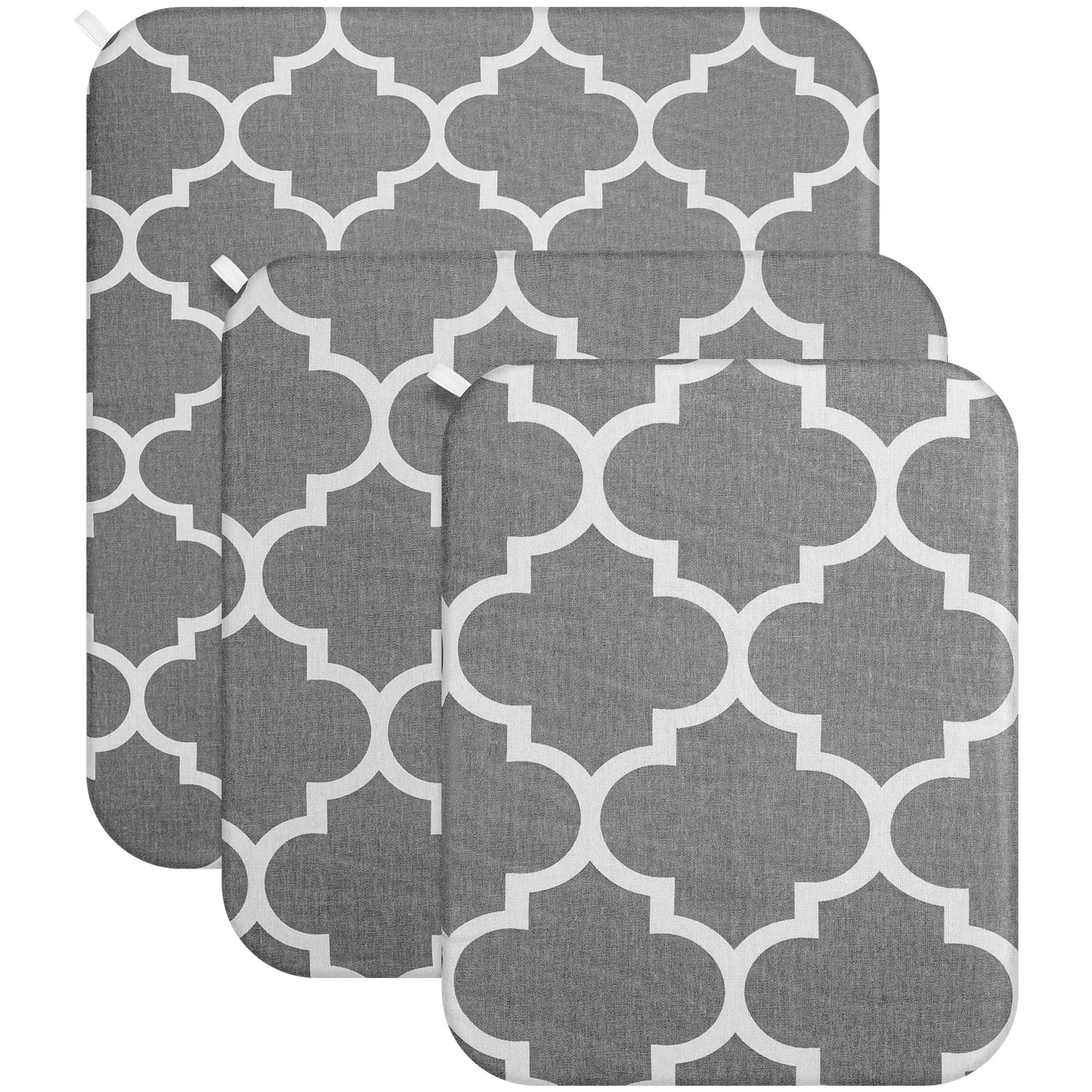 3 Pieces Heat Press Mat Compatible with Easypress / Easypress 2 Protective Resistant Mat Double Sides Applicable Ironing Insulation Mat for Heat Press Machines HTV Iron On Projects (Lantern Pattern)