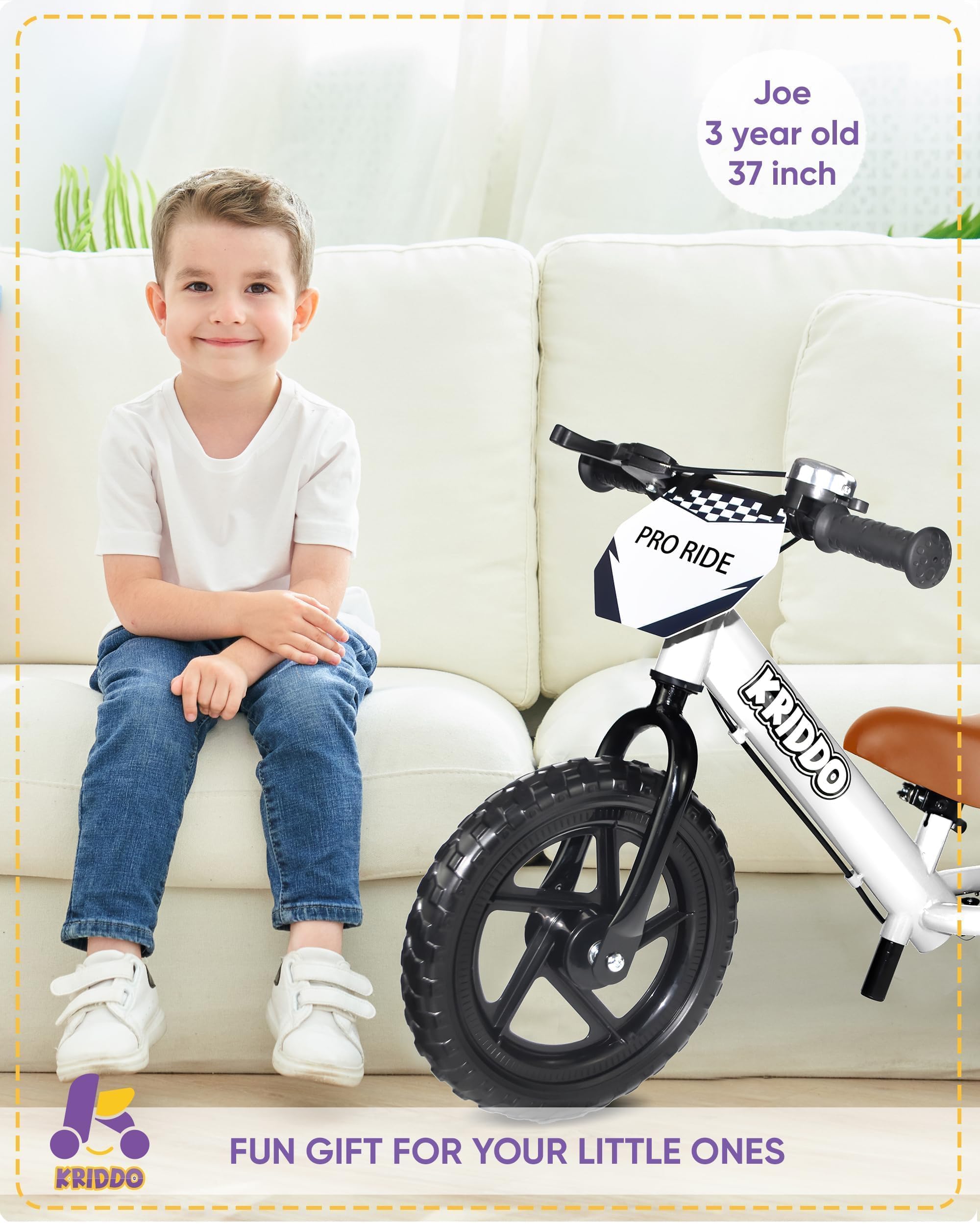 Amazon.co.jp: KRIDDO Pro 幼児用バランスバイク 2歳以上 ハンド