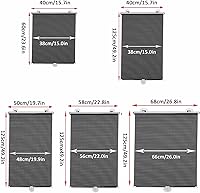 Vista 7 de Persianas enrollables con protección solar, persianas enrollables con ventosas, aislamiento térmico, protección UV, ideal para automóvil, hogar