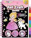 FUNNYB&G Foil Art Craft for Kids - Christmas Crafts Gift Party Favors Stocking Stuffers for Kids Fun Art Supplies Creative Birthday Gift Travel Toys for Girls Boys 4 5 6 7 8 9 Years Old(Princess)